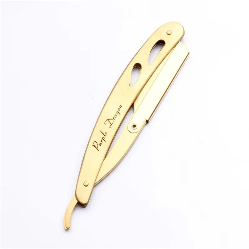 Rasoir Droit Traditionnel  – Finition Acier Inoxydable
