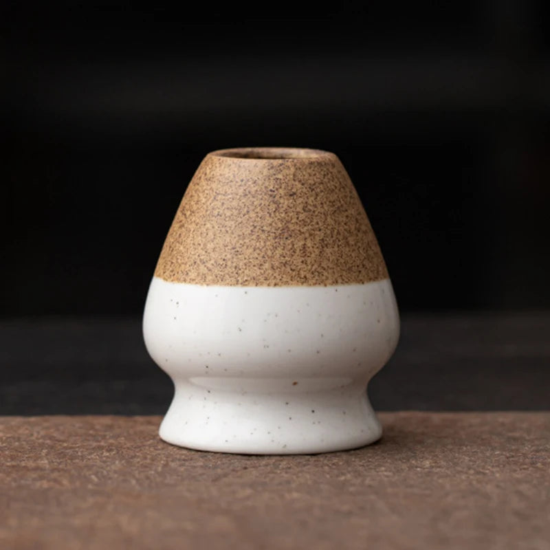 Support à Fouet Matcha (Kusenaoshi) en Céramique Artisanale
