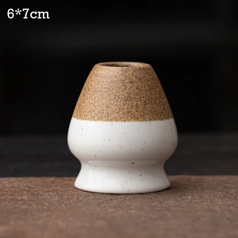 Support à Fouet Matcha (Kusenaoshi) en Céramique Artisanale