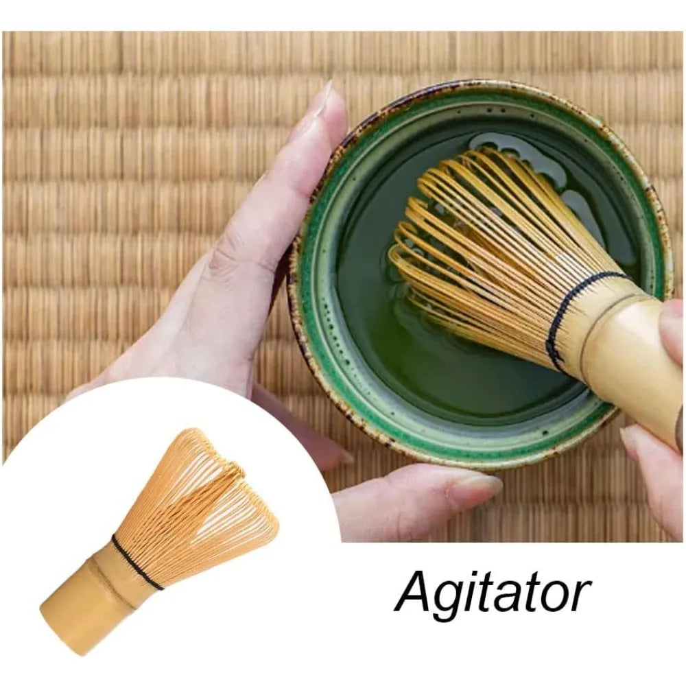 Fouet Matcha Traditionnel (Chasen) – 100 Brins en Bambou Naturel
