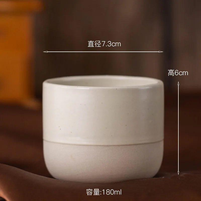Tasse à Espresso Artisanale en Céramique - 180ml - 6oz bleu