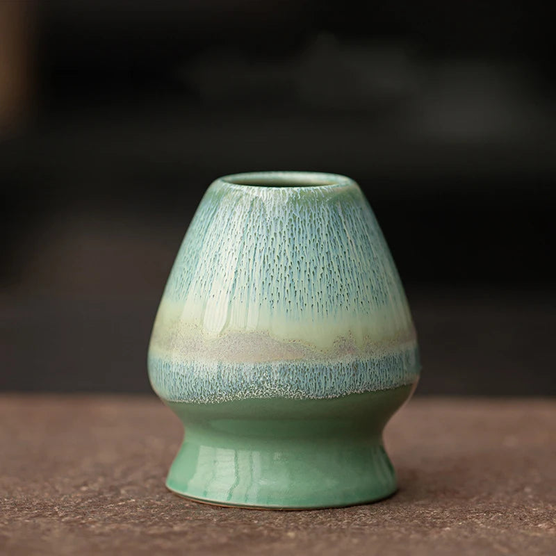 Support à Fouet Matcha (Kusenaoshi) en Céramique Artisanale