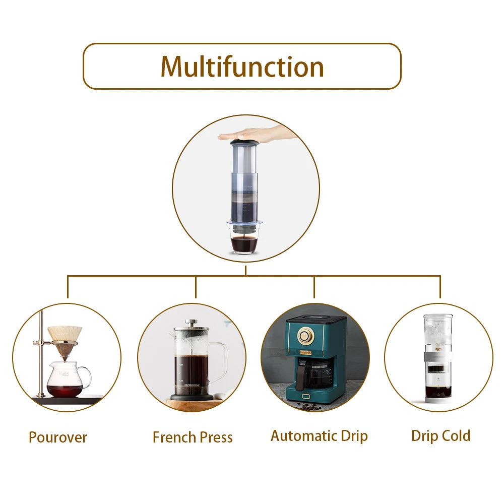Cafetière Expresso Portable - Style AeroPress