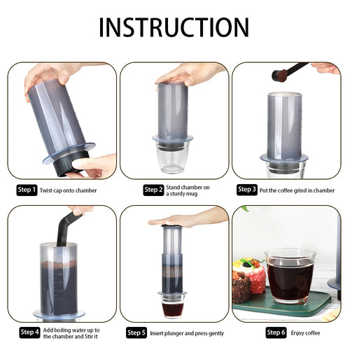 Cafetière Expresso Portable - Style AeroPress