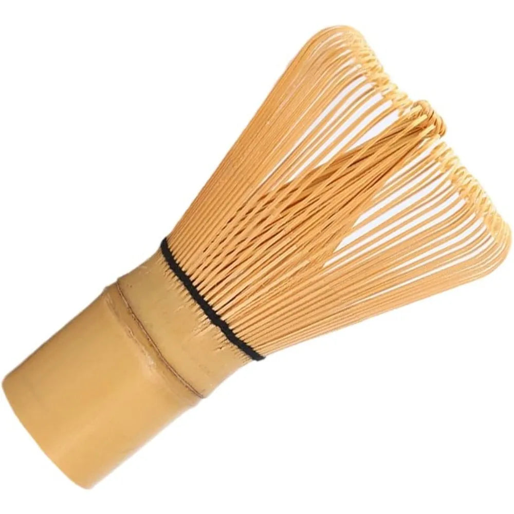 Fouet Matcha Traditionnel (Chasen) – 100 Brins en Bambou Naturel