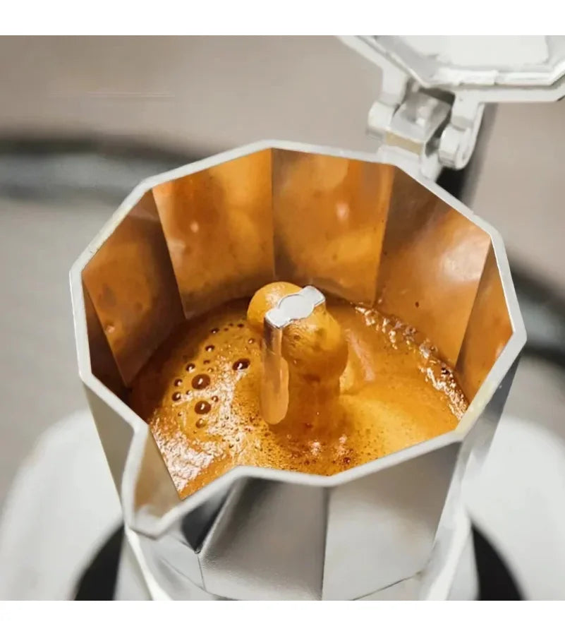 Cafetière Moka Italienne Traditionnelle - Édition Artisanale